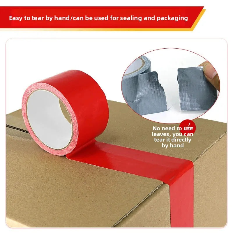 Multicolor DIY Super Sticky Cloth Duct Tape Carpet Binding Floor Waterproof Heavy Duty Industrial Adhesive Tape Repair Bundles Qme