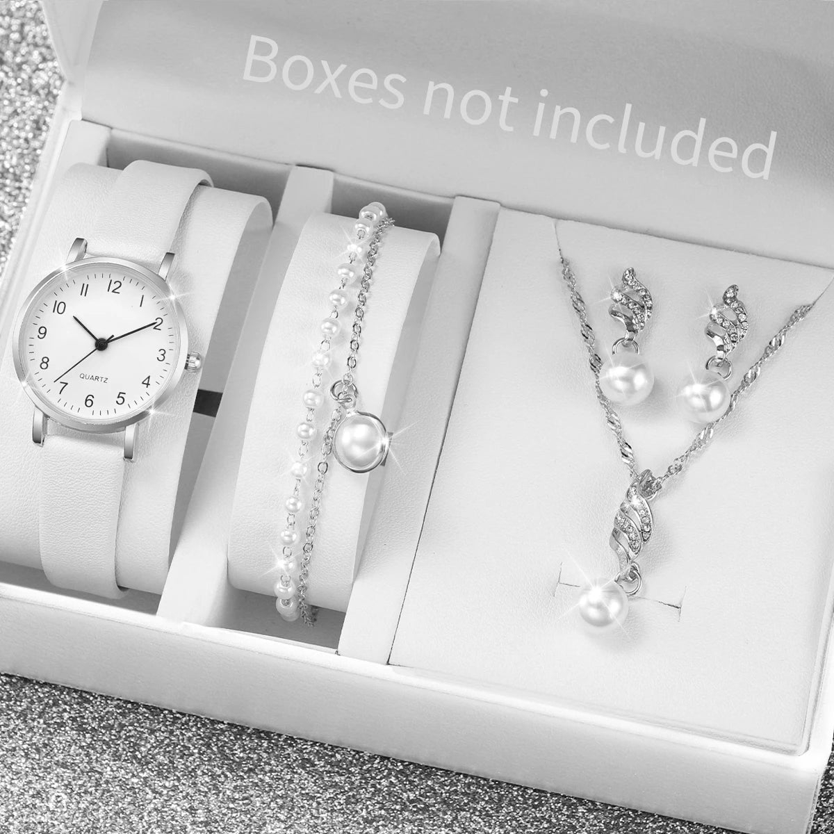 Classic Daily Wear Women Analog Quartz Wrist Watch Tennis Bracelet Qme Silver E No Box