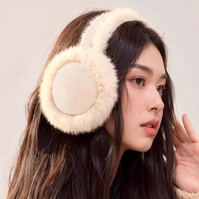 Fashionable Cute Cartoon Earmuffs Warm Thickened Winter Antifreeze Qme