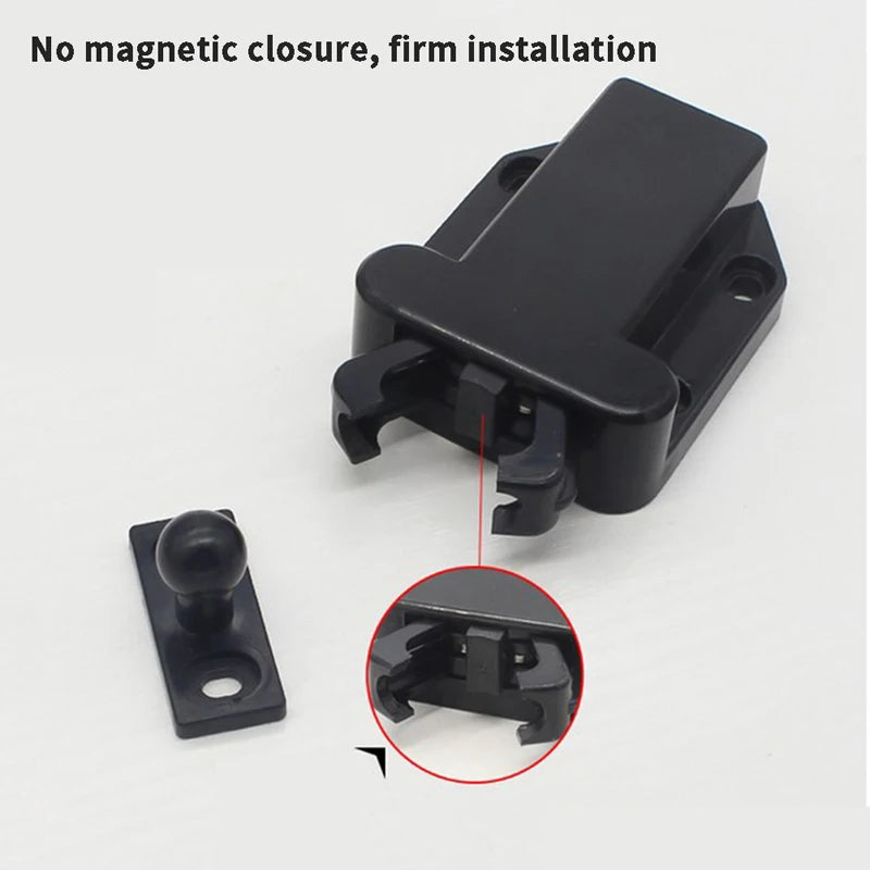 4 6 Push Open Door Catch Kitchen Cabinet Touch Latch Release Drawer Qme