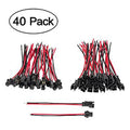 Wire Connector 2Pin JST SM Connector 22 AWG Adapter Female Vandesail 2.2mm/0.09" 20 Pairs Quality New Practical Qme A