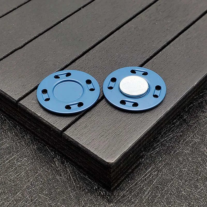 5Pairs 20Colors Metal Magnet Buckle Sewing Accessories Press Button For Jacket Bags Invisible Buckle DIY Cardigan Handwork Decor Qme 18 20mm