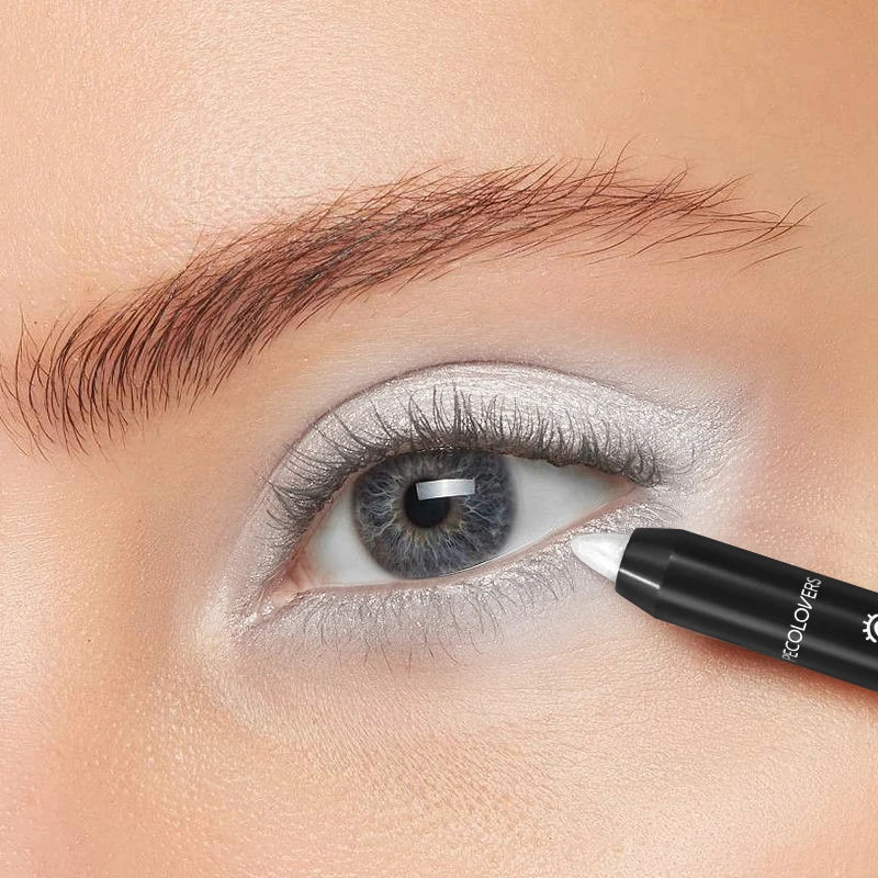 Dual-ended Design Shimmer Eyeshadow Stick Multiple Used Colors Qme 01