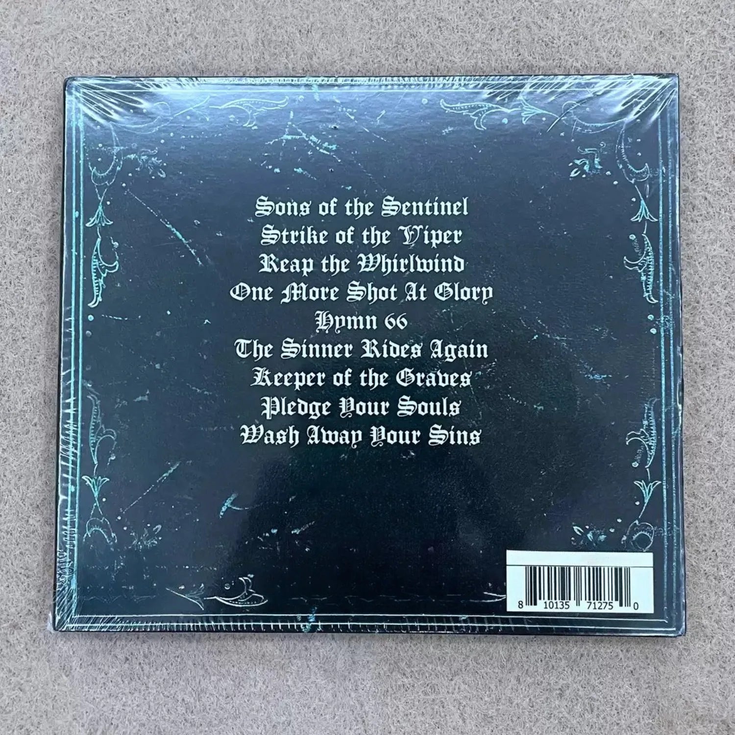 Western Heavy Metal Music CD Epic Fantasy Knight & Steed Art Illustration Themed Cover High-Energy Heavy Rhythm Track Collection Qme