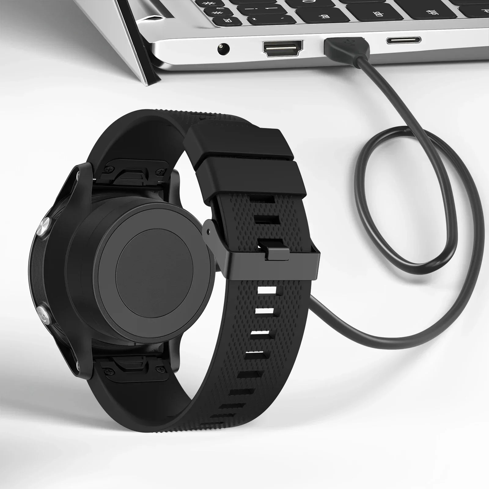 Charger For Garmin Vivoactive 3 4 4S/Fenix 5 5S 5X 6 S 6X/Venu 2 2S Sq Magnetic Charger For Forerunner 945 245 45 Charging Cable Qme