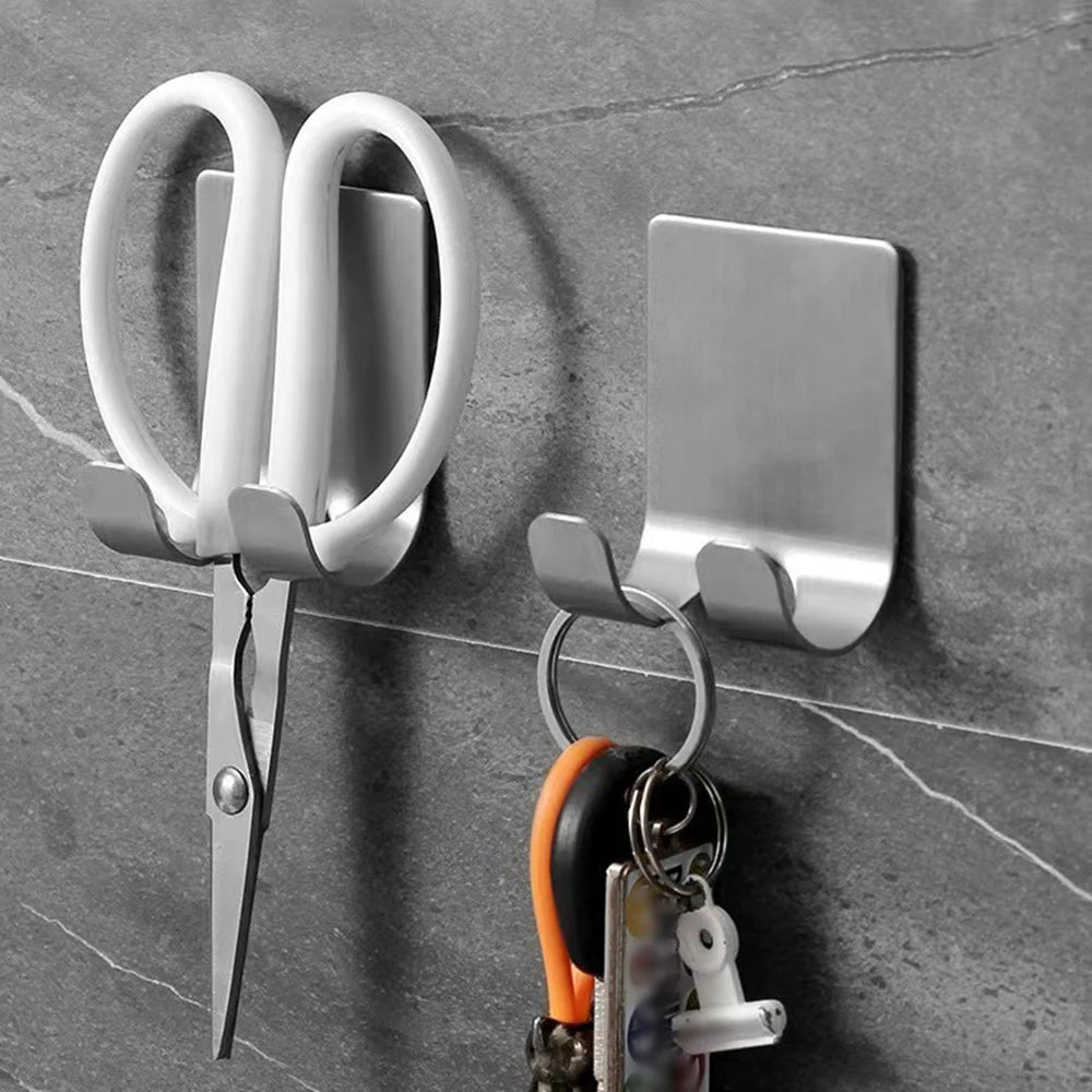 Punch-free Razor Holder, Storage Hook, Space Aluminum Multi-purpose Bathroom Accessories Qme