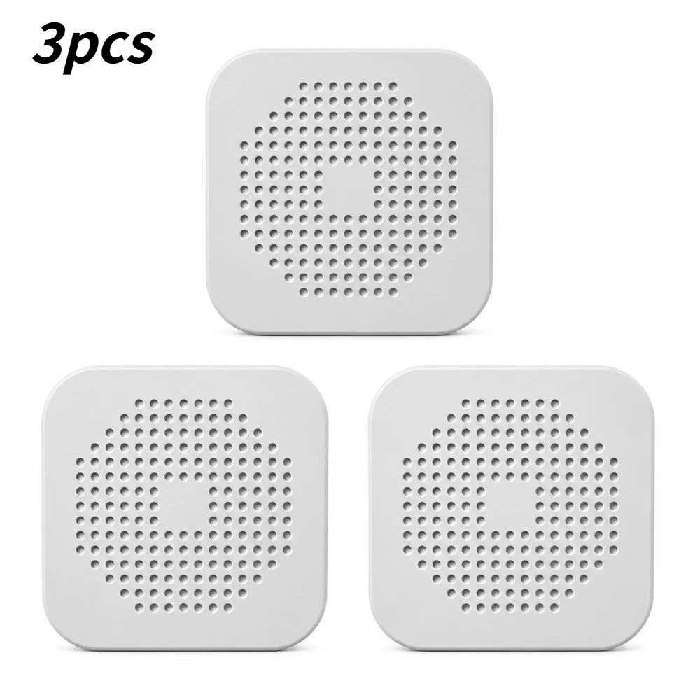 1/3/5pcs Multifunctional Silicone Hair Trap,Sink Drain Stopper Filter for Kitchen Bathtub Shower Floor Home Accessory Qme gray 3pcs