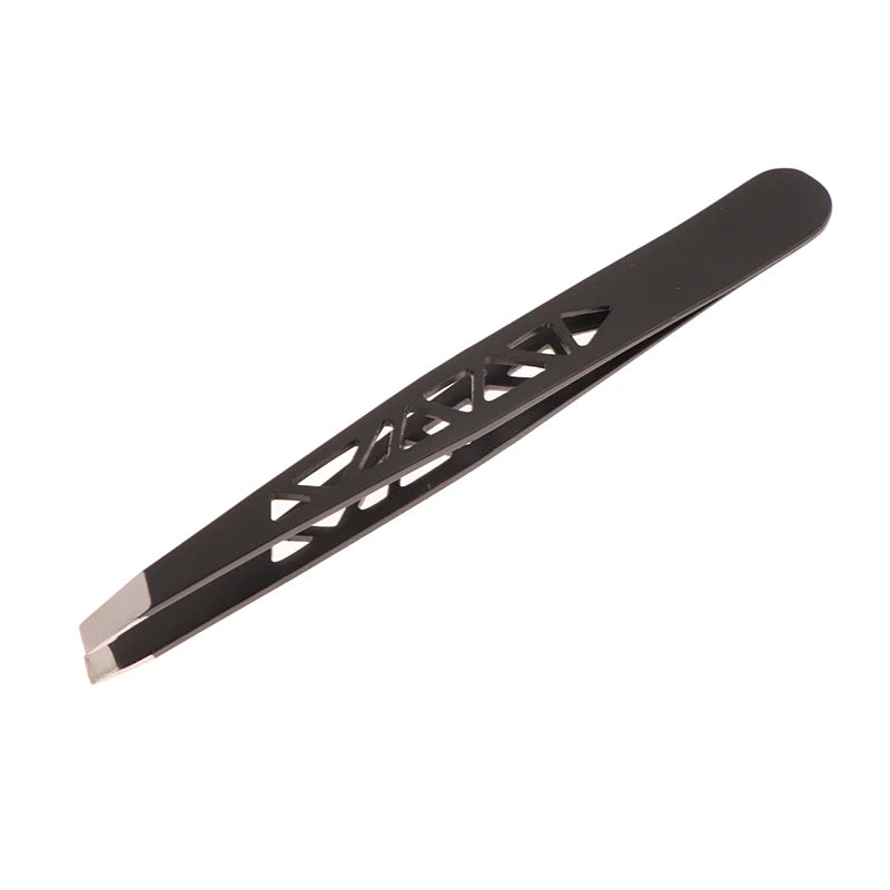 Professional Tweezers Perfect Eyebrow Hair Removal Splinter Ingrown Qme Black