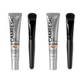 Instant Firming Eye Tightener Cream Lightens Dark Circles Anti-Puffiness Reduces Fine Lines Lifting Firming Eye Cream with Brush Qme 2 Sets