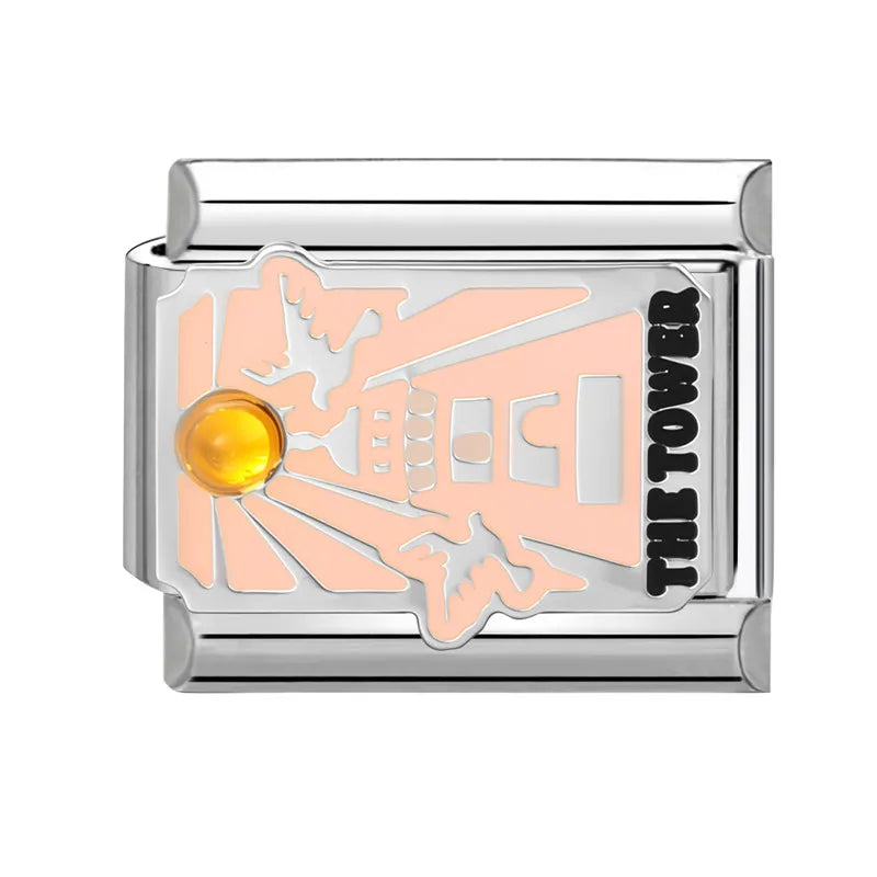 Premium 2026 Women's Fashion Colorful Tarot Cards Italian Charm Beads