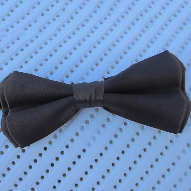 Bow Tie Men Bowtie Solid Fashion Butterfly Cravat Groom Banquet Party Qme rt-1