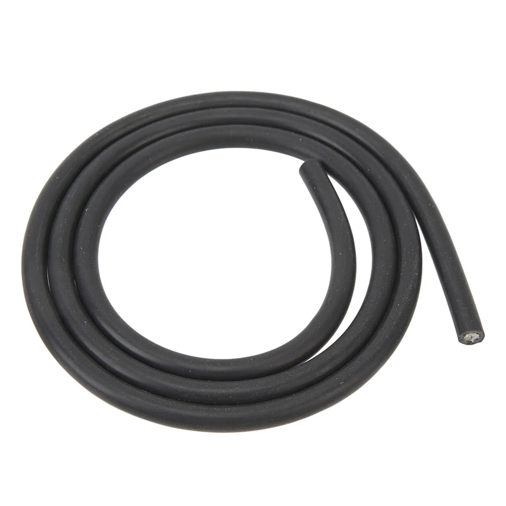 7mm Ignition Cable PVC Sheathed Copper Ignition Cable Black Install Heat Resistant Flexible for Motorcycles Qme black