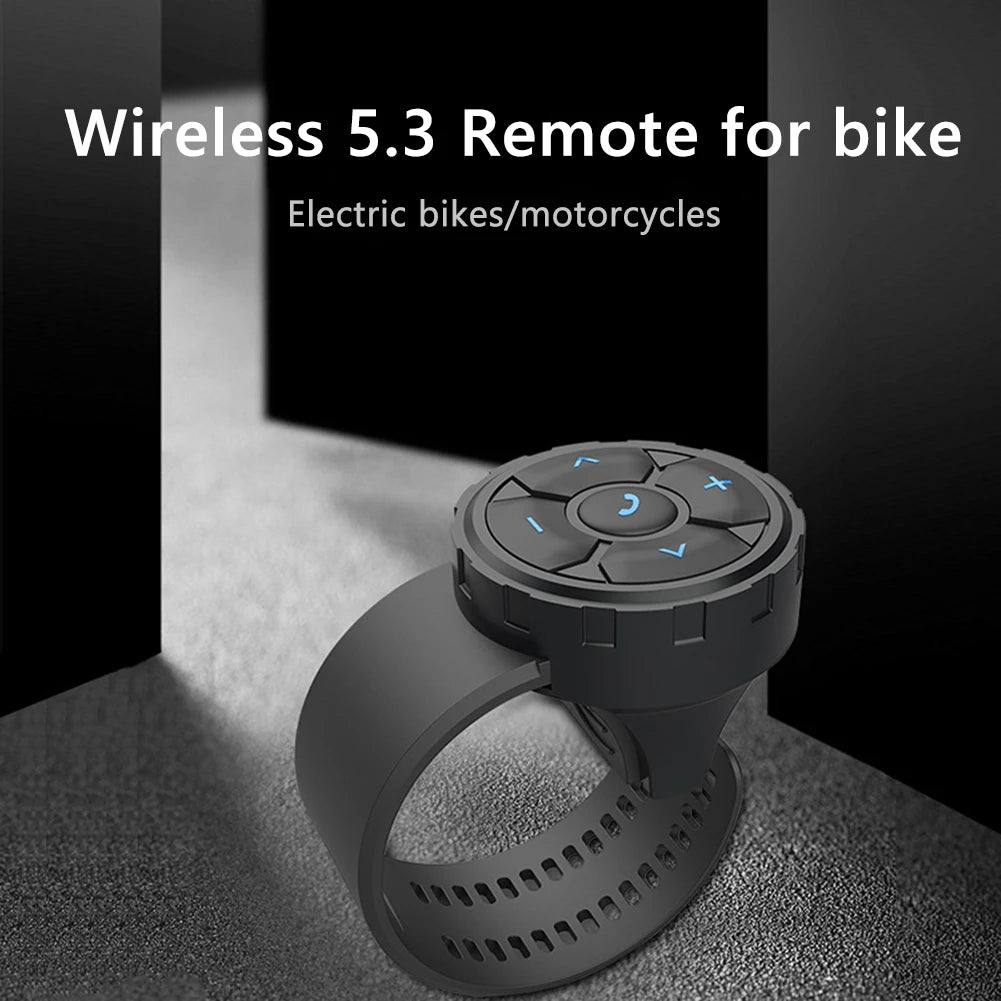 Smart Remote Wireless Controller Button Bluetooth-compatible Hands-free Phone Call for Helmet Earphone Motorcycle/Bike Handlebar Qme