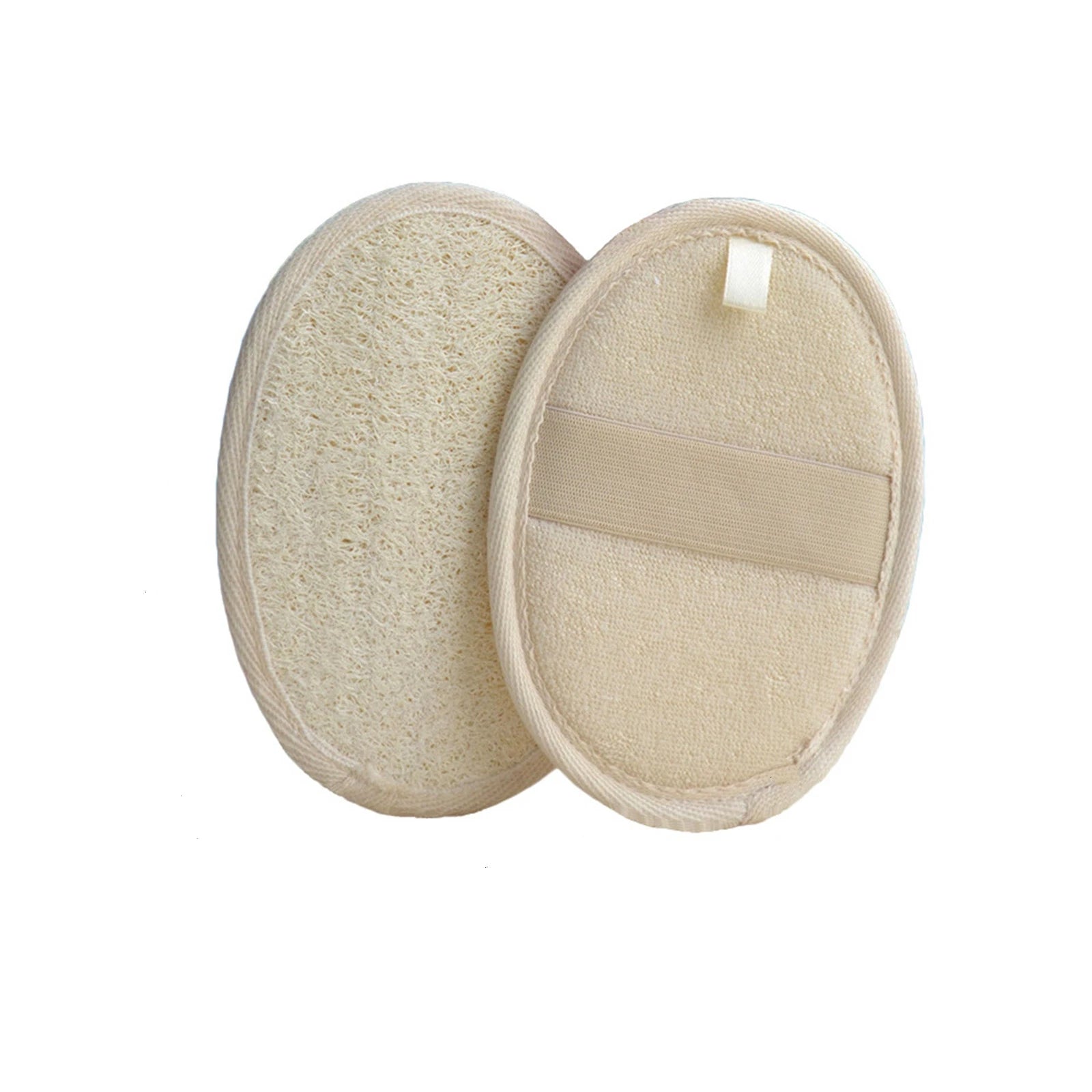 Exfoliating Sponge Pad Natural Towel Gourd Sponge Scrub Body Gloves for Men and Women Durable Bathing Spa Deep Cleaning Tool Qme A