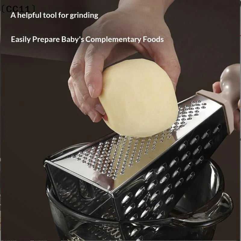 Stainless Steel 4-Sides Multi-function Vegetable Slicer Kitchen Tool Qme