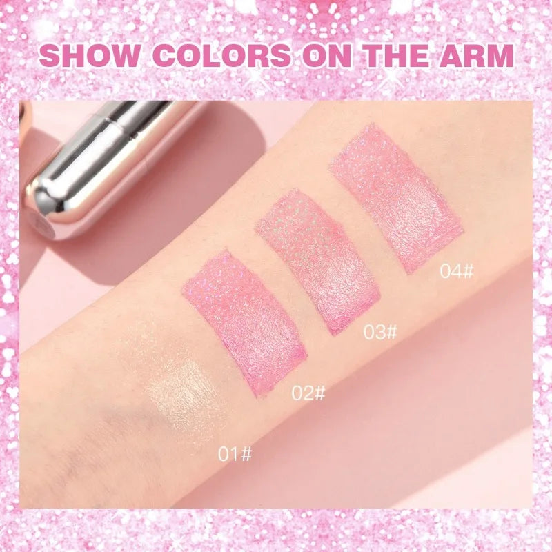 Shining Jelly Lipstick Color Change with Temperature Lip Stick Hydrating Moisturising Reduce Lip Wrinkle Color Changing Lipstick Qme