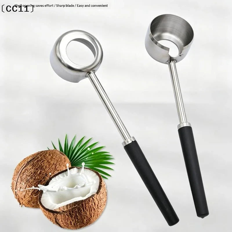 Durable Coconut Opener Tool Stainless Steel Hole Maker Puncher Meat Qme Default Title