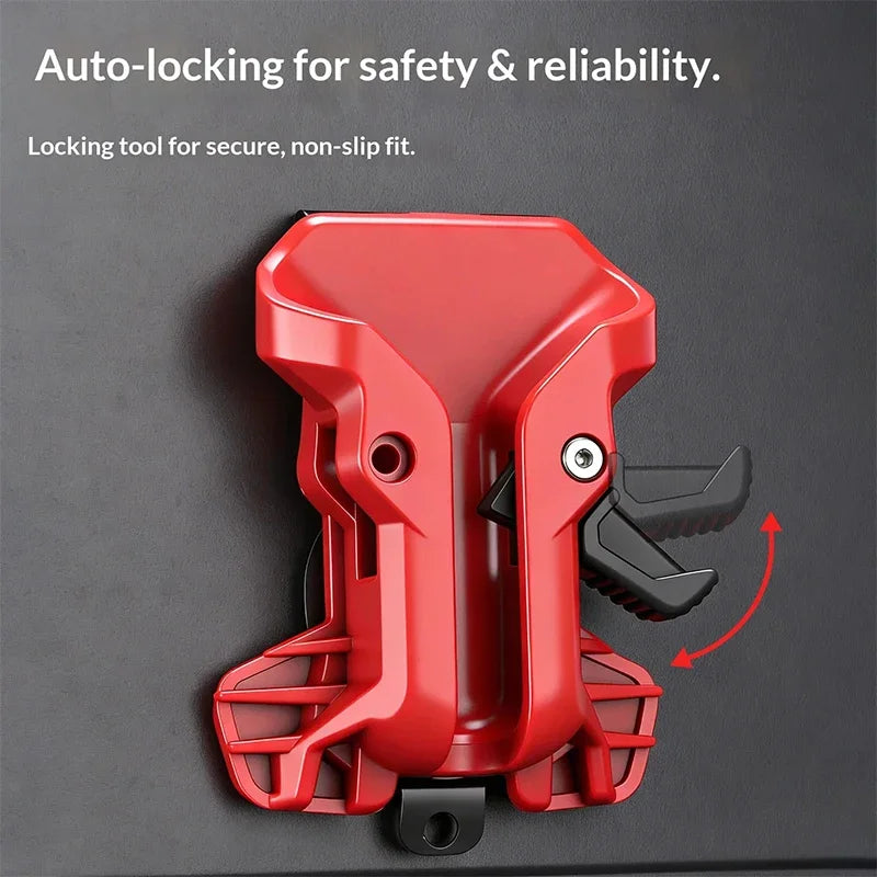 Self-locking Drill Holder Belt Clip Quick Release High-hardness Quick-hook Tool Holder Portable Tool Organizer Qme