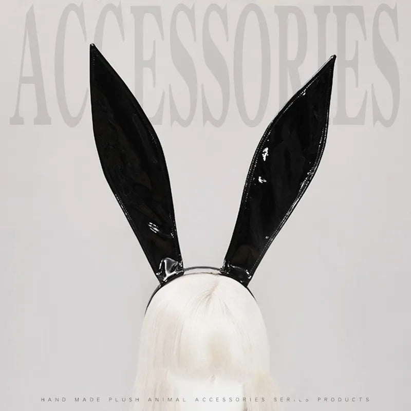 2D Anime Sexy Bunny Girl Maids Costume Ears Headband Cosplay Cute Lolita Hairband Hair Hoop Bar Headwear Party Hairpin Accessory Qme