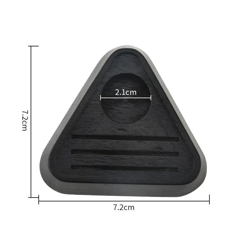 Coffee Puck Screen Stand Reusable Wooden Filter 51 53 Portafilter Qme Black