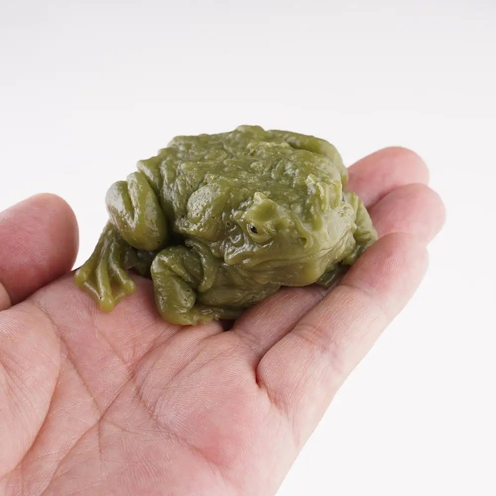 Frog Squishy Stress Relief Toy Squeeze Fidget Prank Realistic Toad Qme