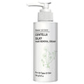 Gentle Centella Silky Depilatory Cream for All Skin, Niacinamide Collagen Hydrating Smooth Hair Removal Treatment Qme WHITE