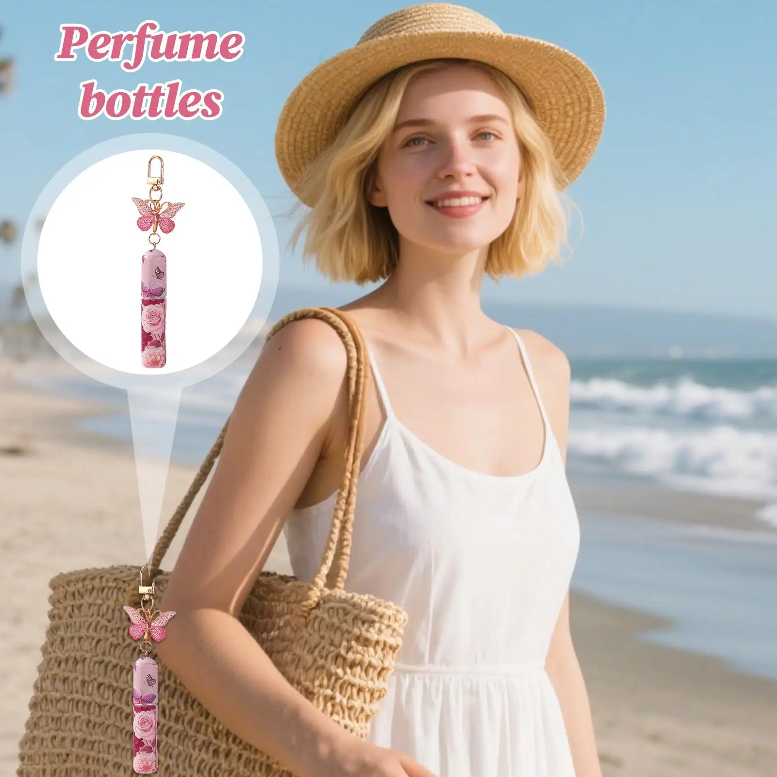 5ml Perfume Atomizer Travel Bottle Empty Cologne Dispenser Leak Proof Mister Sprayer for Fragrance Liquids women Qme