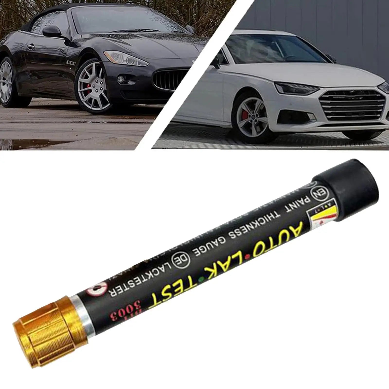 Car Paint Thickness Tester Pen Magnetic Tip Scale Portable Coating Qme