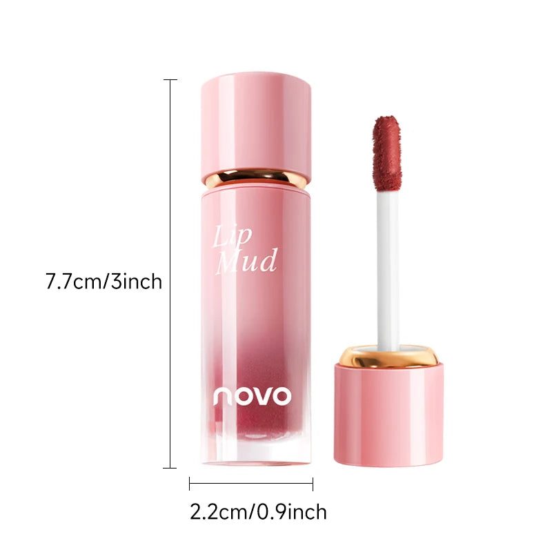 Matte Velvet Liquid Lipstick-Highly Saturated Liquid Lip Mud,Non-Stick Long-Lasting Formula,Soft Mist Not Easy To Fade Lip Gloss Qme