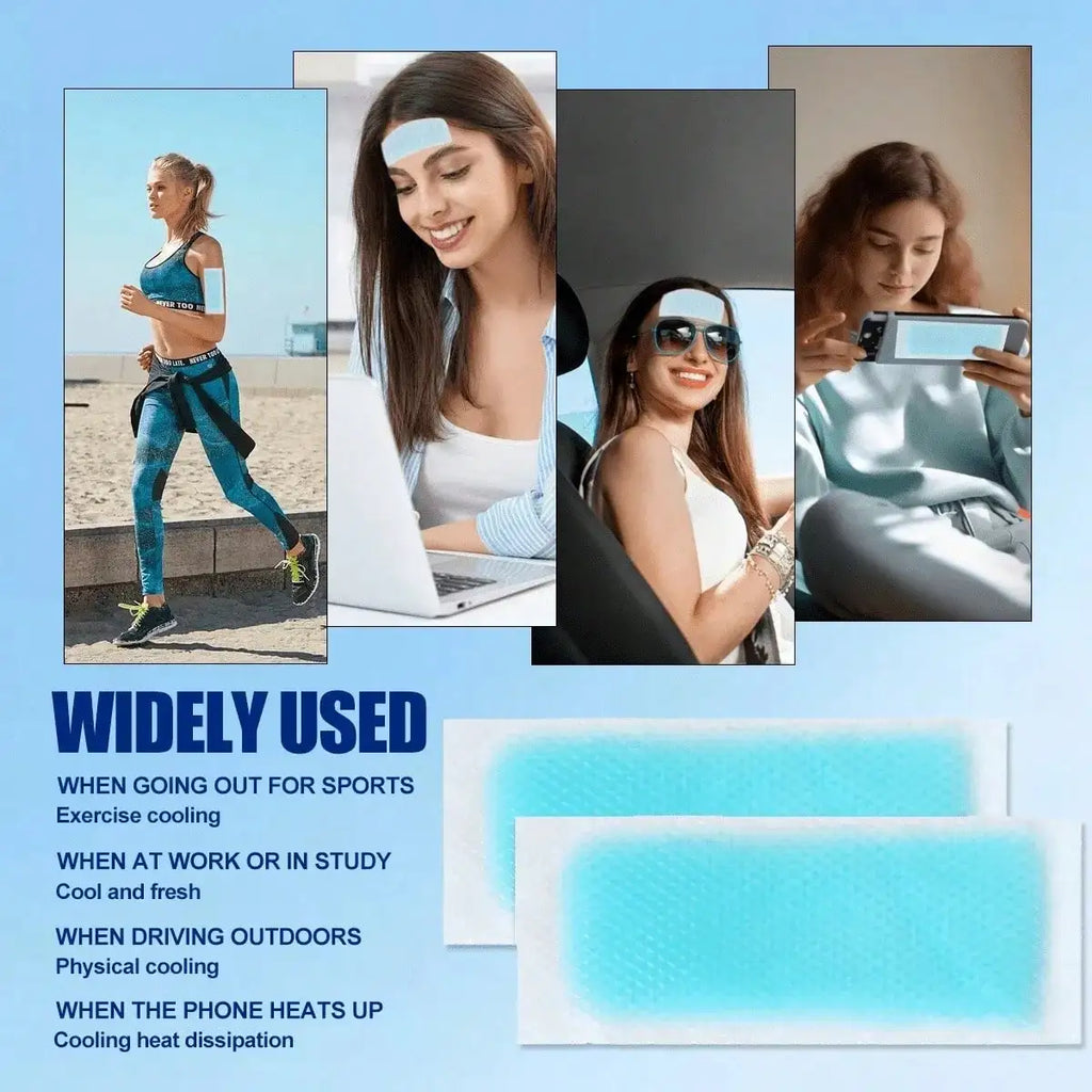 Cooling Patches Suitable Weather Effective Convenient Carry Qme