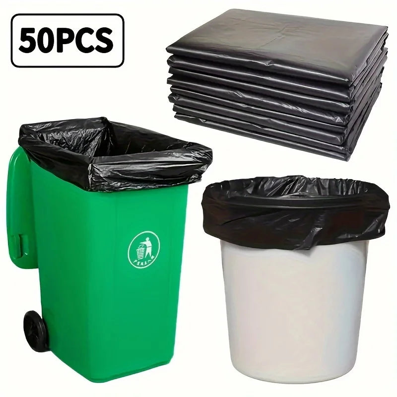 Garbage bags, large garbage bags, thick garbage bags, industrial garbage bags, garden leaf bags, heavy-duty garbage bins Qme