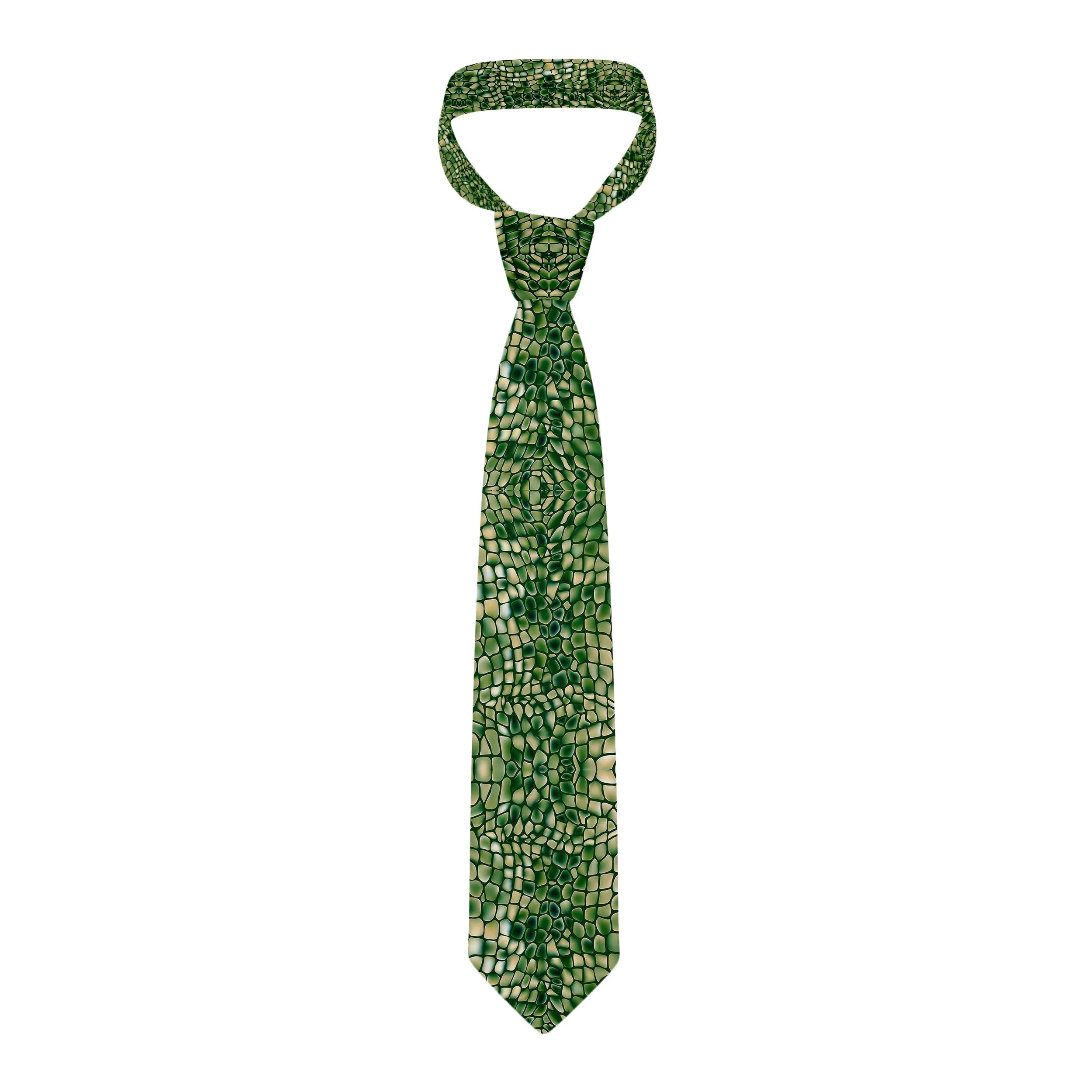 Leopard Snake Sexy Novelty Printed Tie Fashion Casual Creative Men's Qme