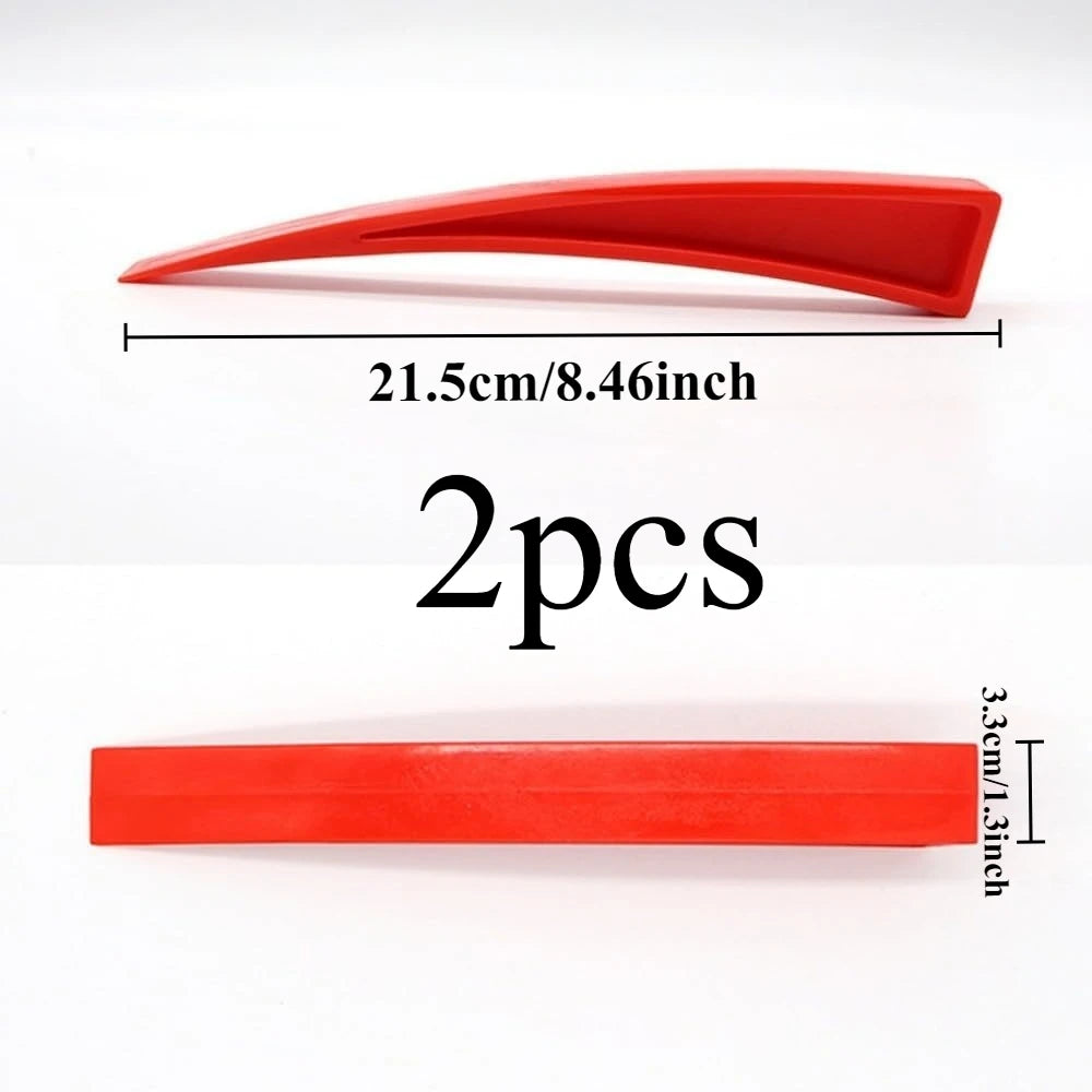 Repair of curved dents on car windows, wedge-shaped tools for car doors, body repair, lightweight tools, durable plastic Qme 2pcs 21.5cm