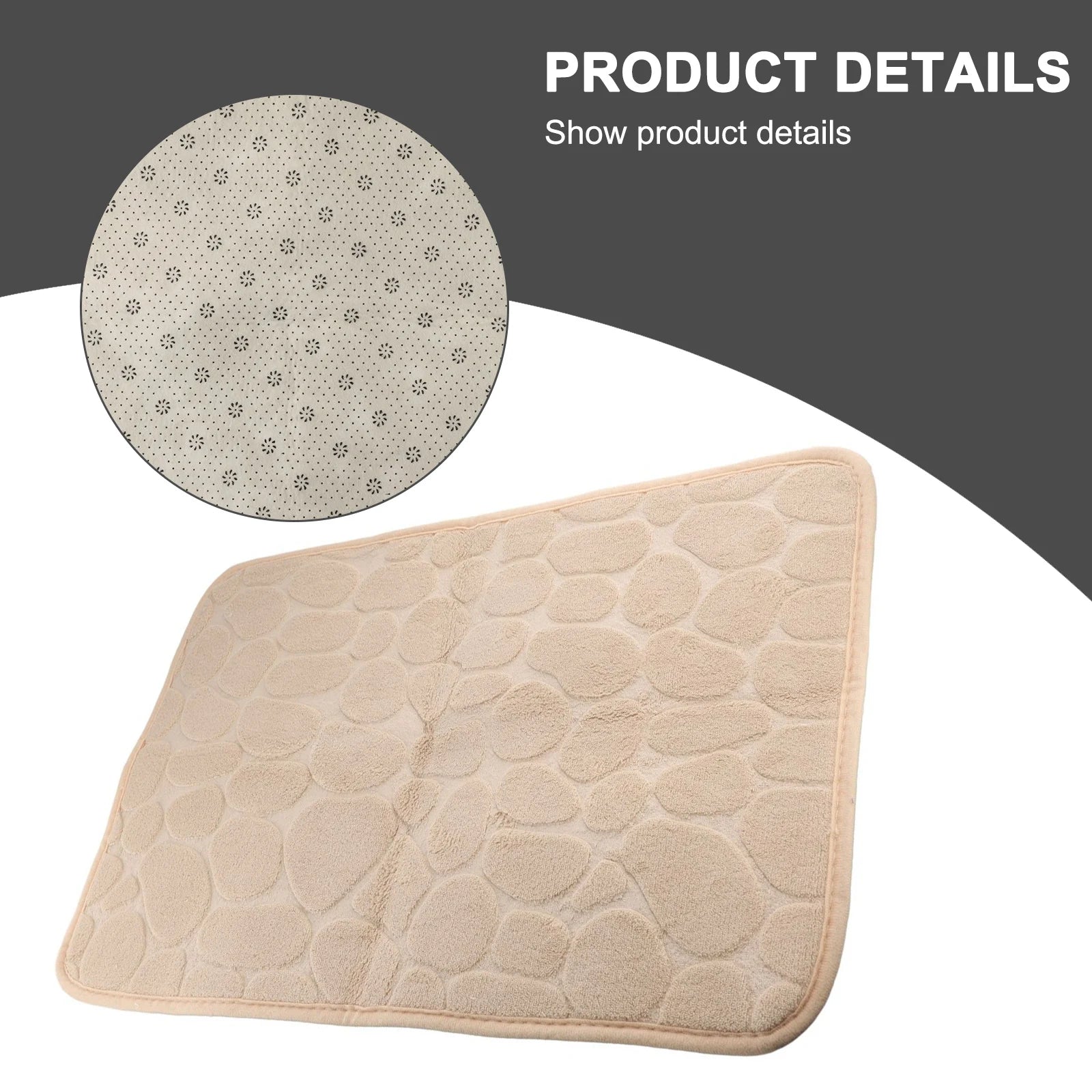 Memory Foam Bathroom Mat Pebble Carpets Super Soft Toilet Washable 40*60cm Absorbent Bathmats Bathroom Qme