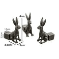 Animal Flowerpot Support Frame Dog Cat Rabbit Shaped Plant Pot Foot Qme Rabbit