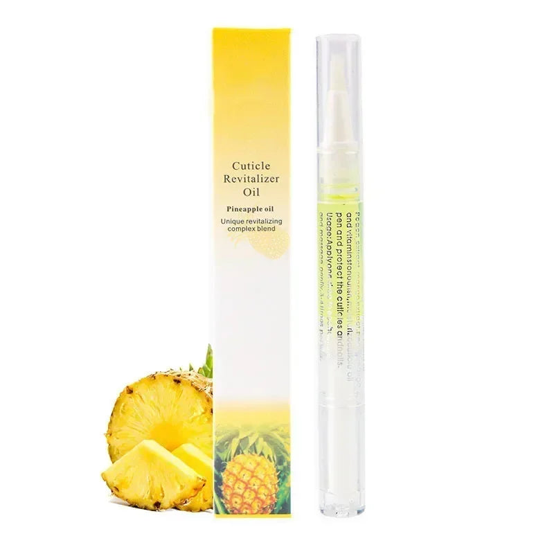 Nail Nutrition Oil Pen Prevent Agnail Nail Polish Anti-barb Nail Edge Oil Nail Treatment Cuticle Revitalizer Oil Nail Care Tools Qme Pineapple-1Pc