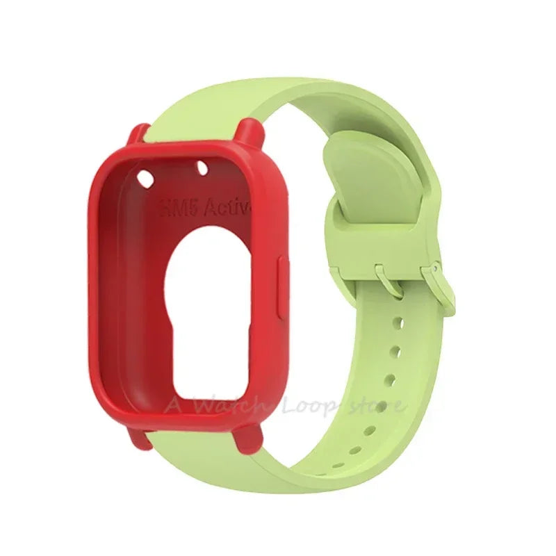 Silicone Case Strap Redmi Watch 5 Lite Active Repacement Bracelet