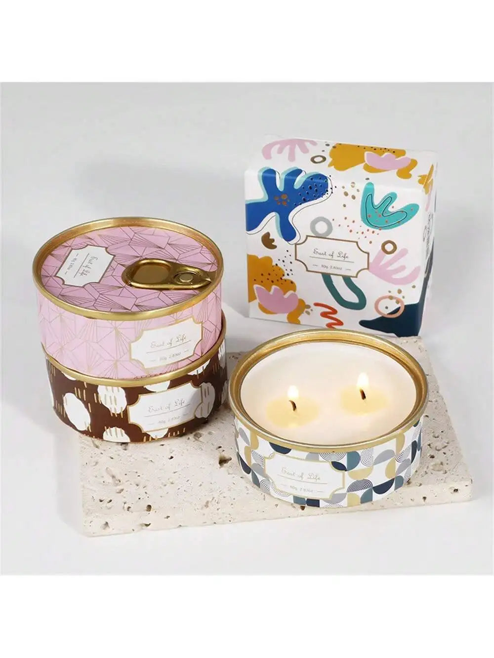 Aromatherapy Candle Wholesale Creative Retro Canned Interior Qme