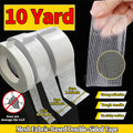 Super Thin Double-Sided Adhesive Tape Transparent Strong Fixation Waterproof Traceless Sticky Mesh for Carpet Grid Pattern Qme 10Yard 5cm