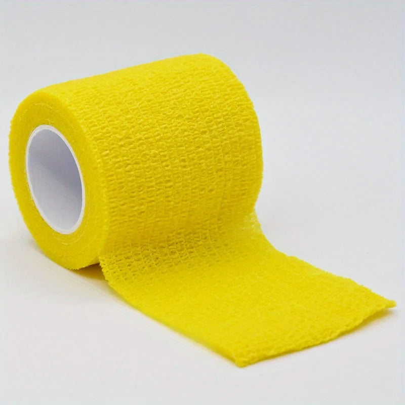 Self-Adhesive Bandage, Veterinary Tape - Breathable Elastic Adhesive Wrap Tape for Wrist, Swelling, Sports, Tattoos Qme