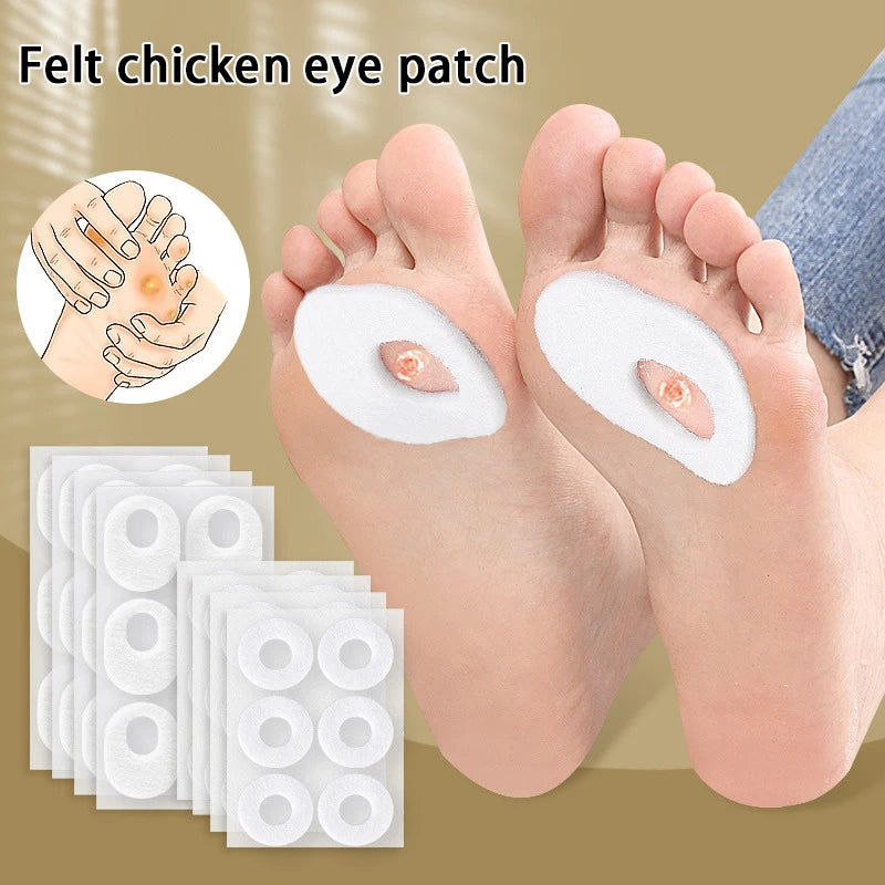 Sheet Self-adhesive Foam Foot Corn Callus Protectors Round Oval Qme