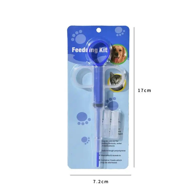 Pet Pill Dispenser Soft Tip Cat Dog Medicine Shooter Ergonomic Qme D