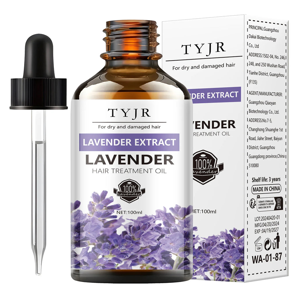 Lavender essential oil for skin care, massage, shower, diffuser relaxing essential oil for face, body, nails, hair, eyelashes Qme