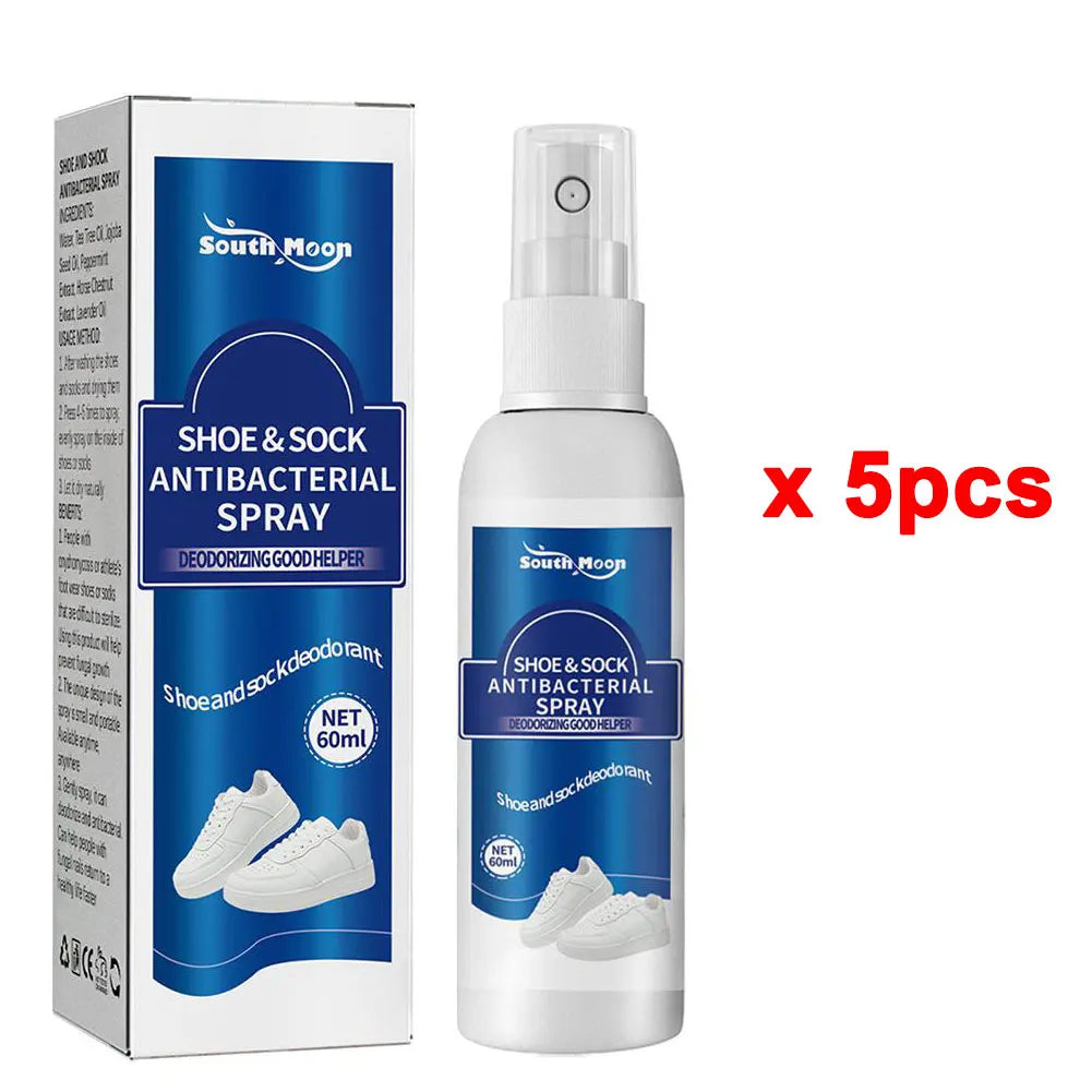 Antibacterial Spray Shoe Foot Odor Shoes Stink Freshener Socks Qme GRAY