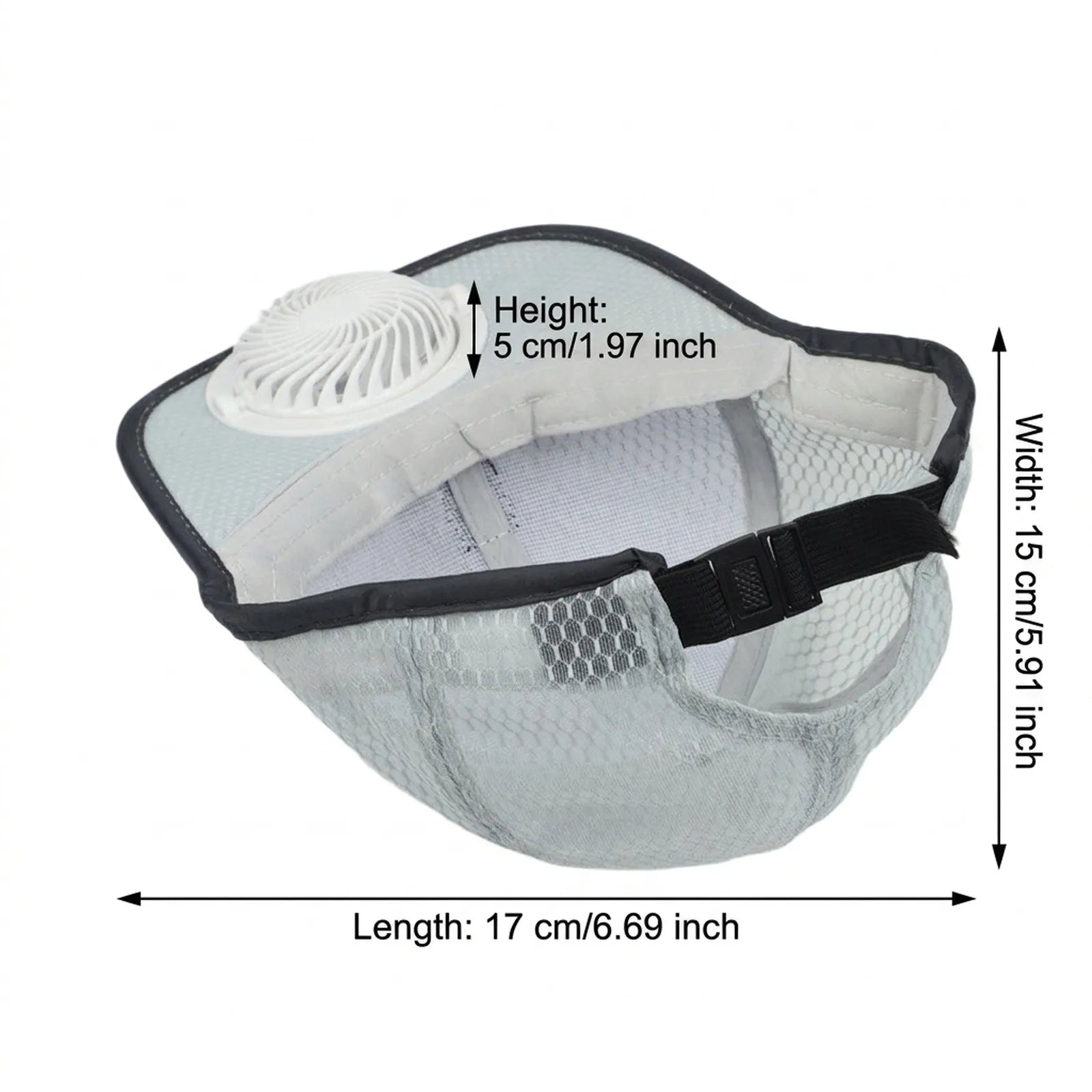 For Outdoor Sports Uv Protection Cap Solar Fan Hat For Sunny Days Comfortable Sun Protection Hat Adjustable Sunhat Qme