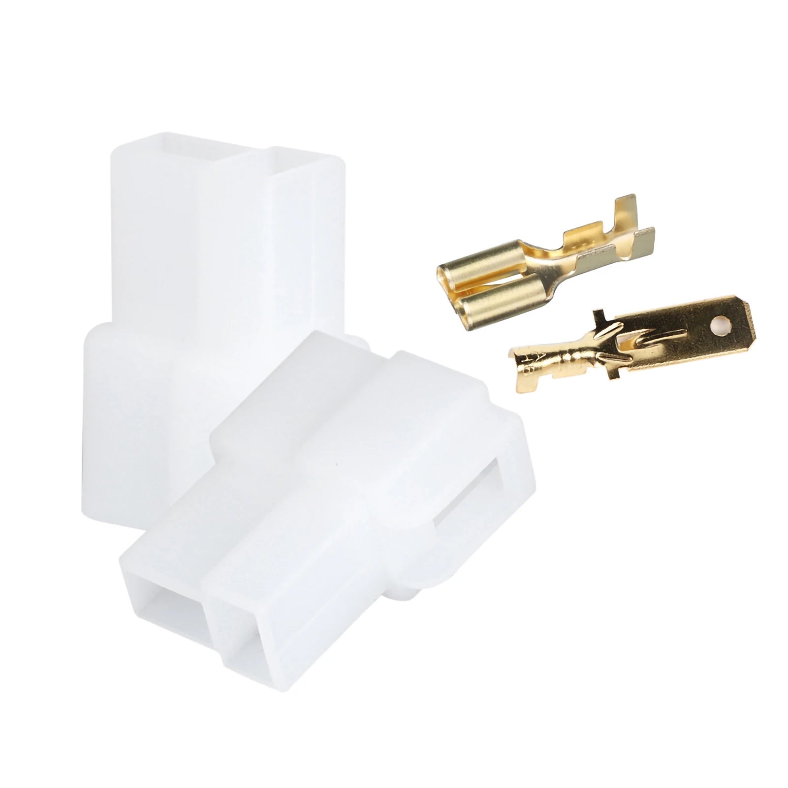 Radio Power Plug Radio Power Connectors T-Type 2 Pin Power Plug Car Radio Cable Connectors Set Fit for T-Type Power Plug Qme