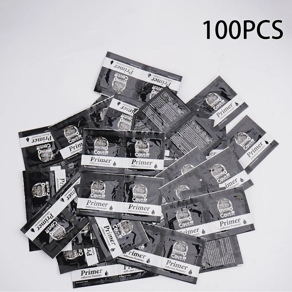 RHINO COVER Primer Adhesion Promoter Bags Non-Woven Wipes for Double Sided Adhesive Tape Enhancers Increase The Adhesion Qme 100pcs