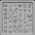 Silicone 3D Bow Lace Chain Nail Mold Durable DIY Resin Charm Making Qme A6