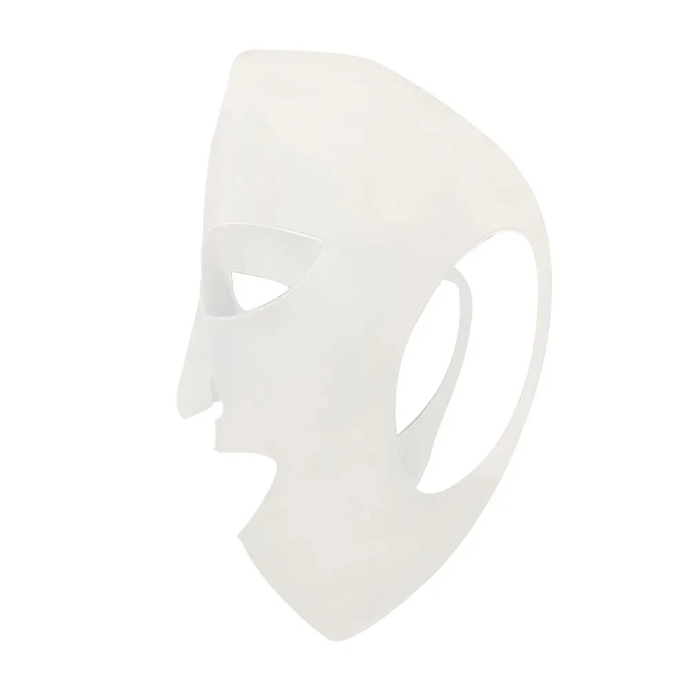 3D Silicone Mask Face Women Skin Care Tool Hanging Ear Gel Sheet Qme White CN