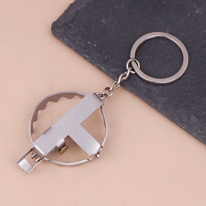 Stainless Steel Mini Clip Keychain Min Mouse Traps Temperament Qme Default Title